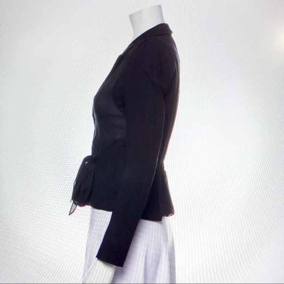 ALICE + OLIVIA~ Black Evening Blazer Jacket ~ XS to Small ~orig $650 - Picture 2 of 5